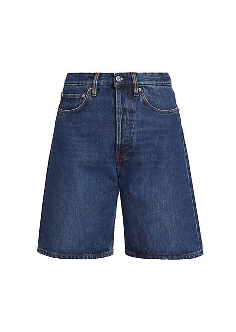 High-Waisted Denim Cutoffs