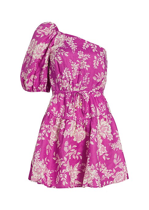 Floral Puff Mini Dress