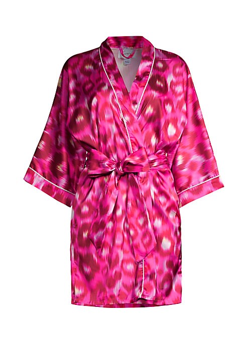Leopard Luxe Satin Robe