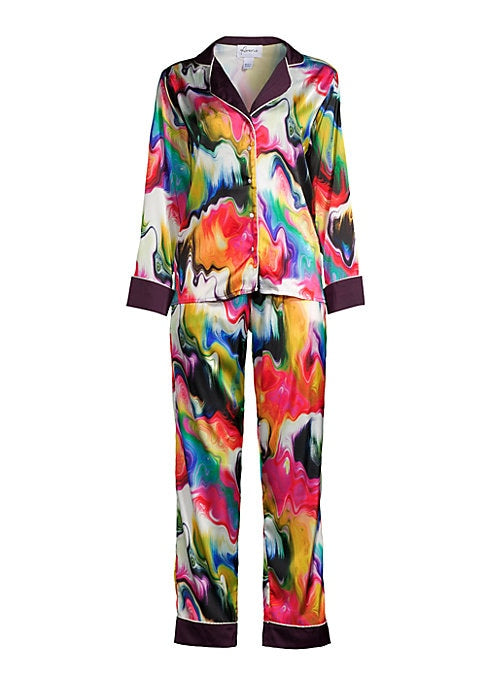Satin Serenity Pajama Set