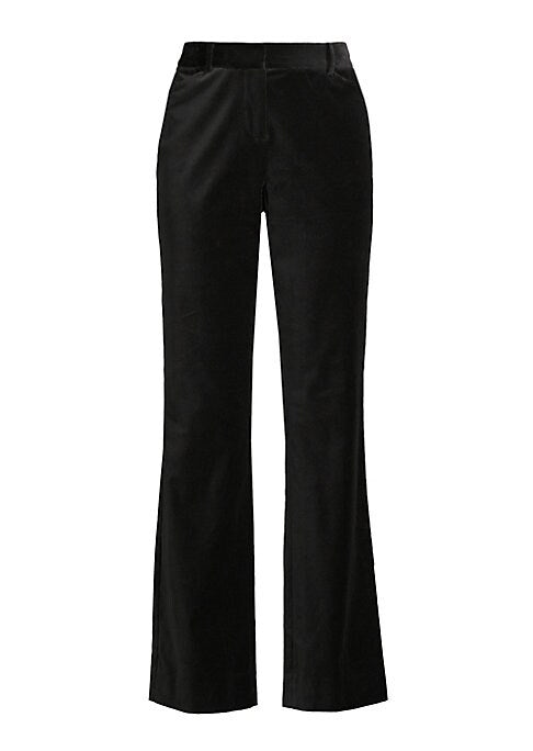 Velvet Flare Trousers