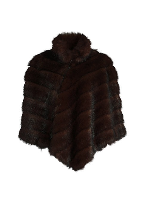 Chic Asymmetrical Faux Cape