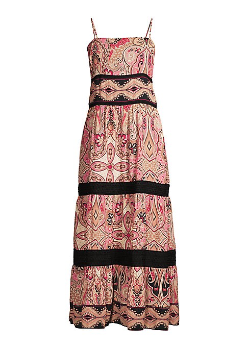 Paisley Lace Maxi Dress