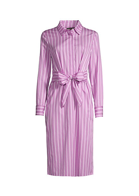 Chic Stripe Wrap Dress