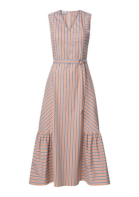 Sunset Stripe Midi-Dress