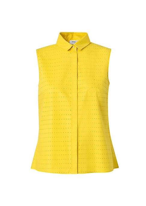 Dotted A-Line Blouse
