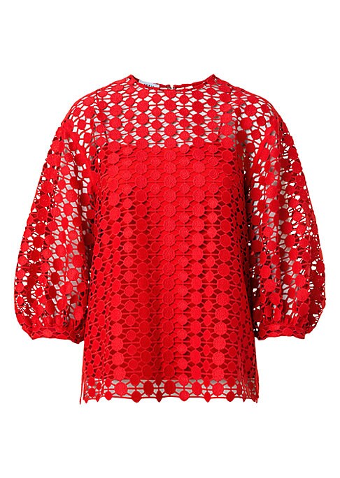 Polka Puff Blouse