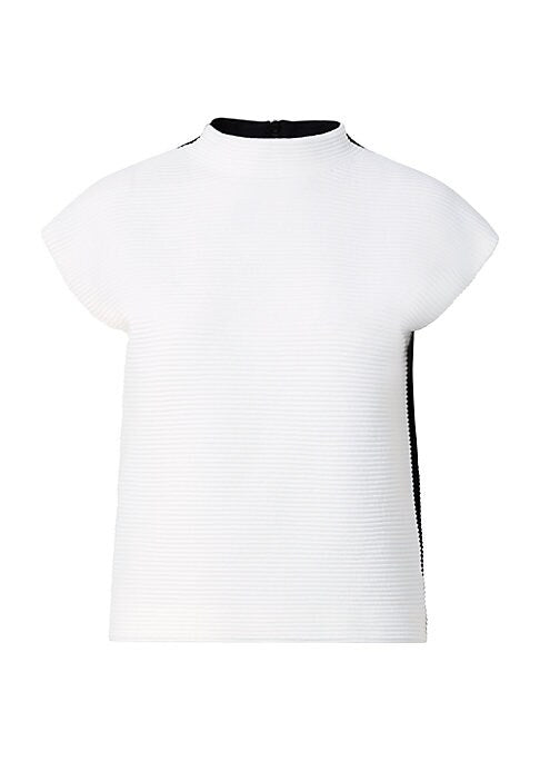 Chic Ribbed Mock Top