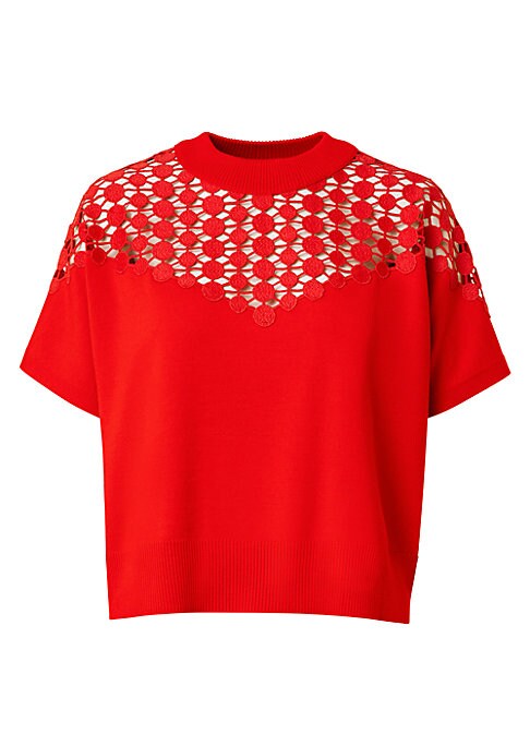 Dotted Wool Elegance Top