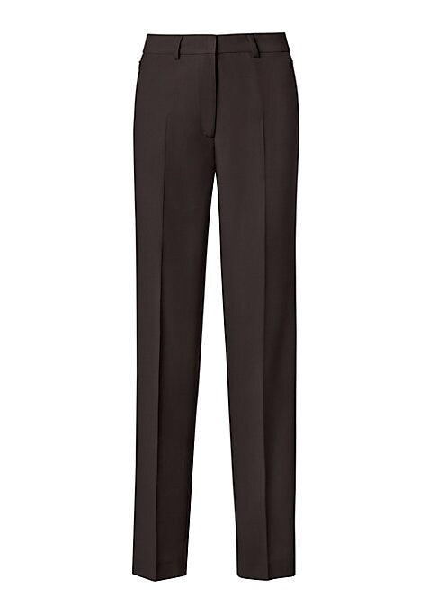 Chic Stretch Wool Trousers
