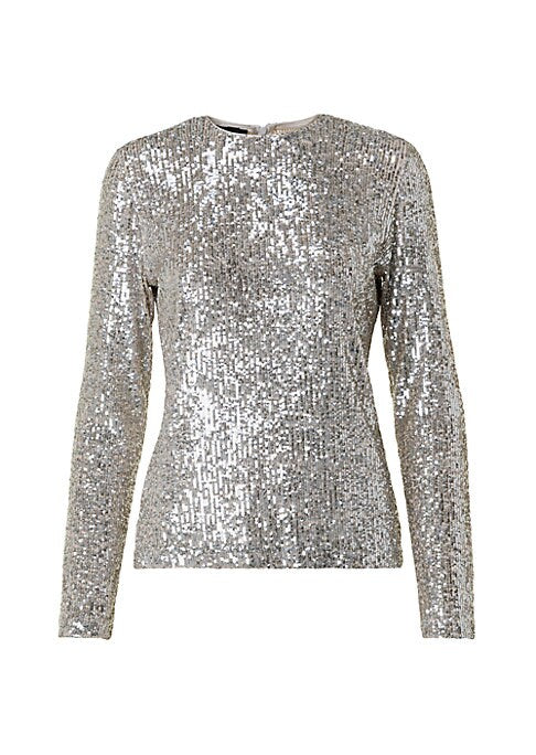 Shimmering Long Sleeve Top