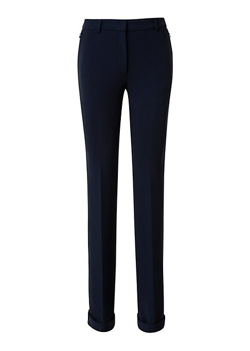 Flare Wool Stretch Trousers