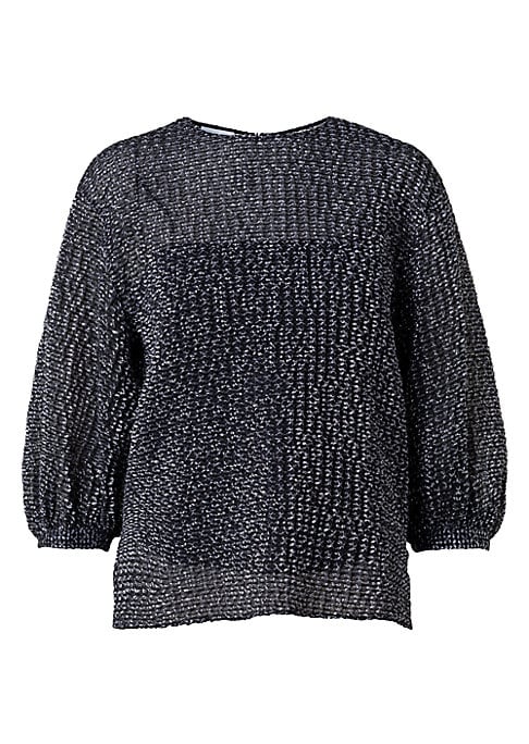 Metallic Breeze Blouse