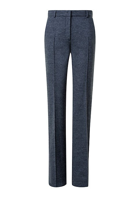 Chic High-Rise Jersey Trousers