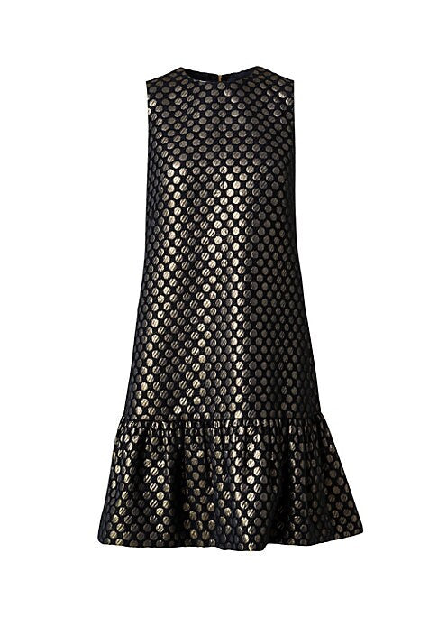 Shimmering Dot Shift Dress