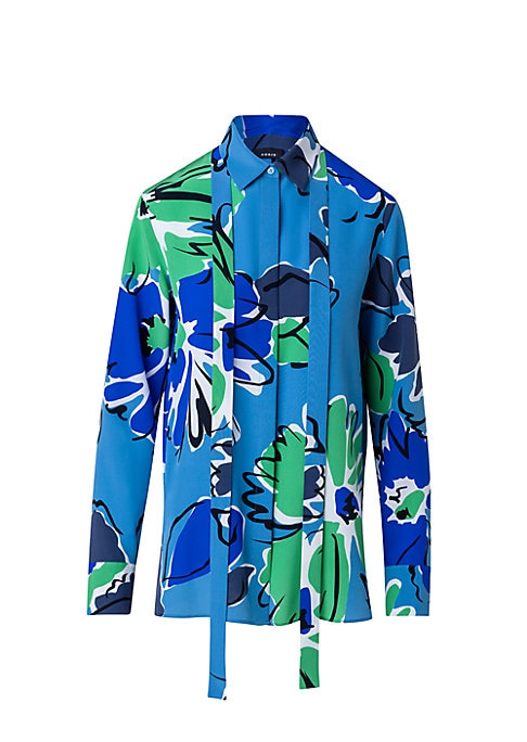 Blooming Silk Blouse
