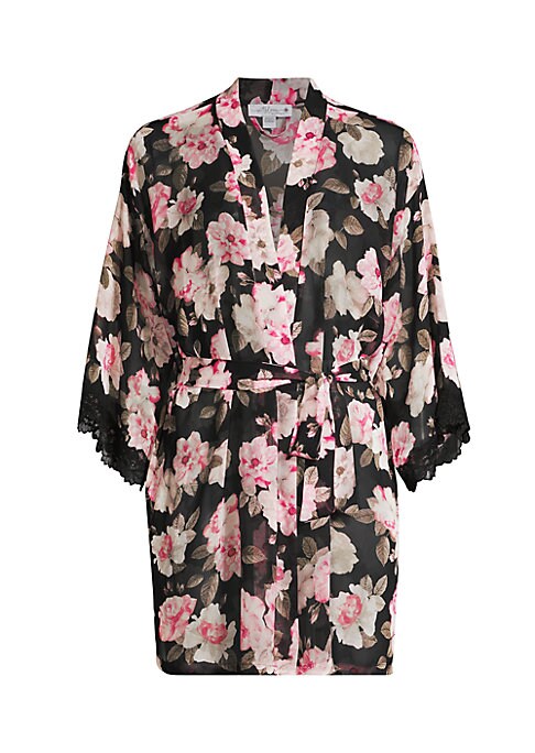 Floral Lace Chiffon Wrap