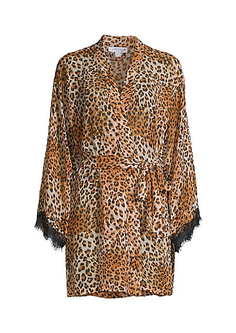 Luxe Leopard Lace Robe