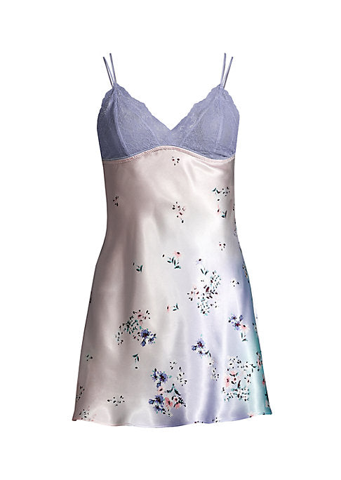 Floral Satin Lace Nightie