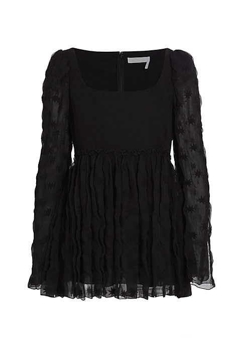 Starry Silk Elegance Top