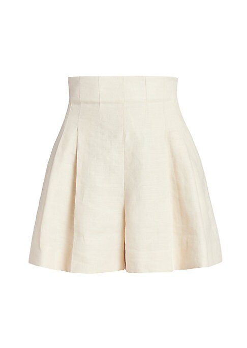 Silk Pleated Elegance Shorts