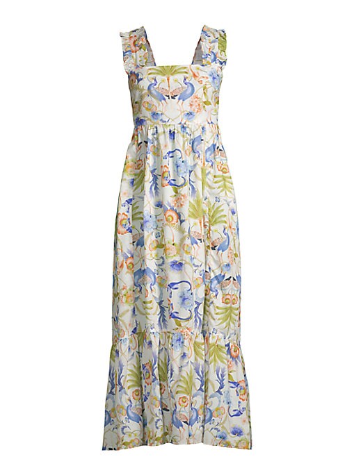 Floral Ruffle Lounge Dress