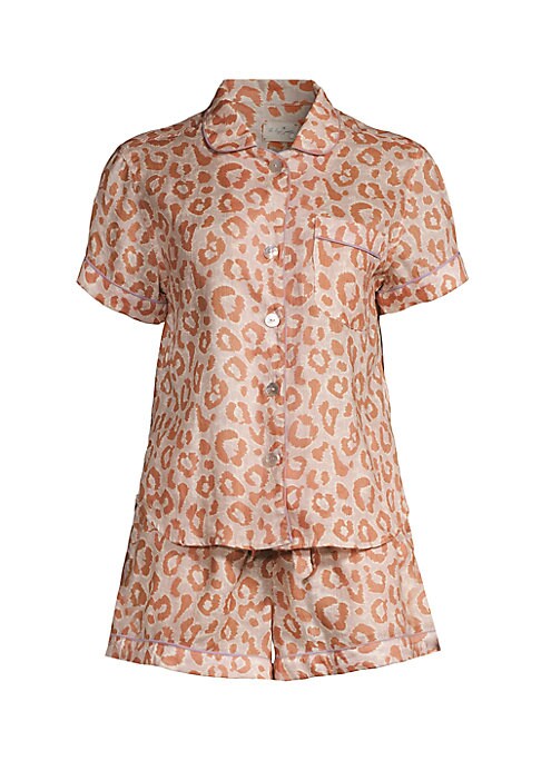 Leopard Luxe Linen PJs