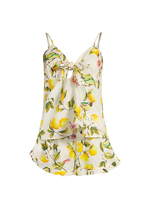 Lemon Dream Linen PJs
