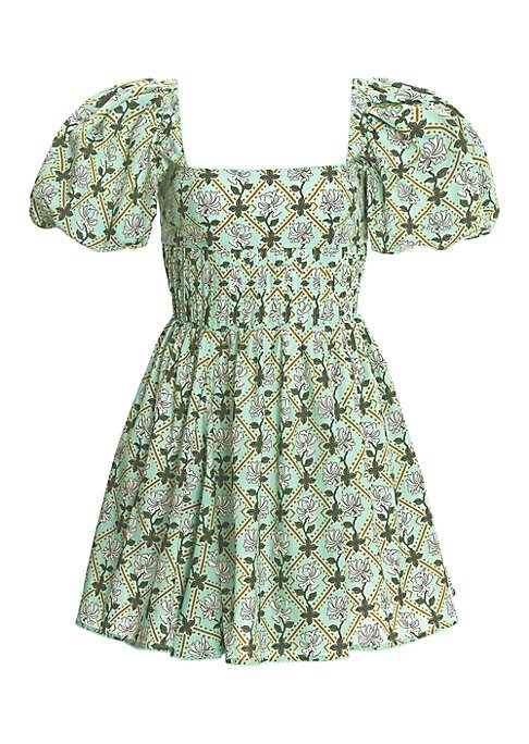Floral Puff Sleeve Dress