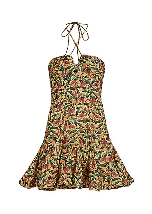 Sunny Drawstring Mini Dress