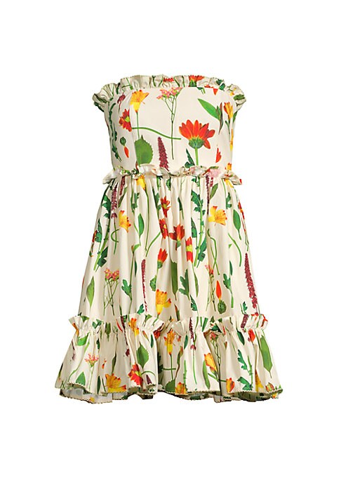 Floral Ruffle Mini Dress