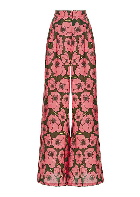 Floral Breeze Wide-Leg Pants