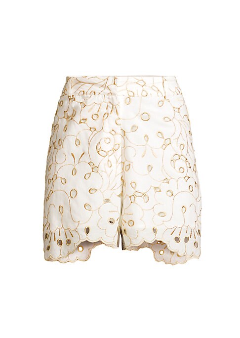 Golden Lace Shorts