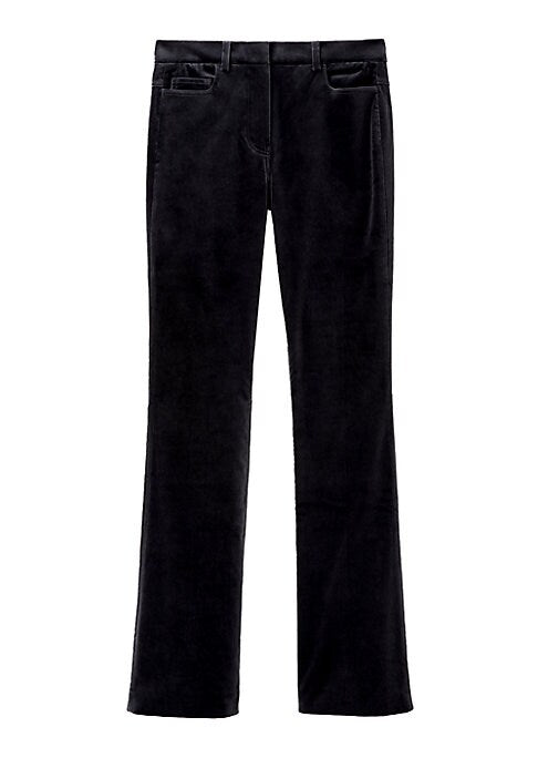 Velvet Flare Trousers
