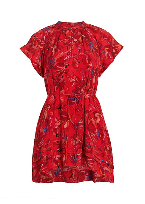 Floral Flutter Mini Dress