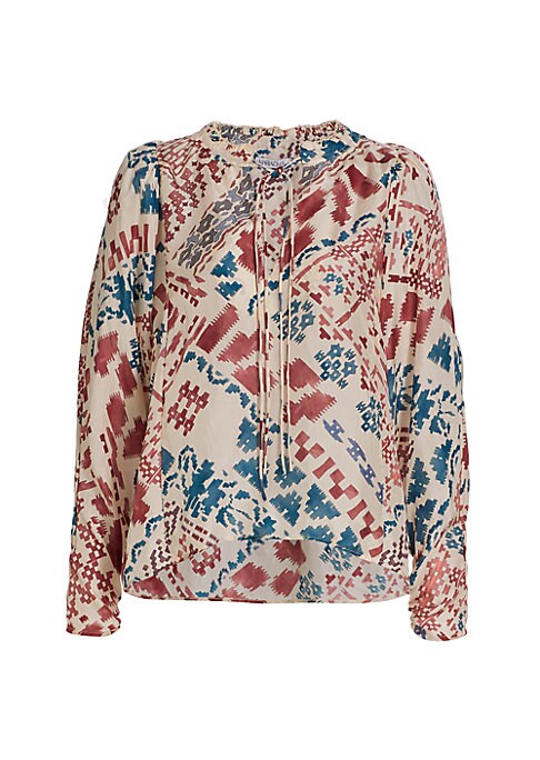 Bohemian Silk Elegance Blouse