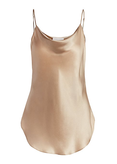 Silken Cowl Neck Top