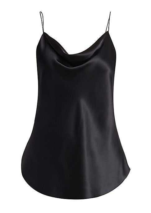 Silken Cowl Neck Top