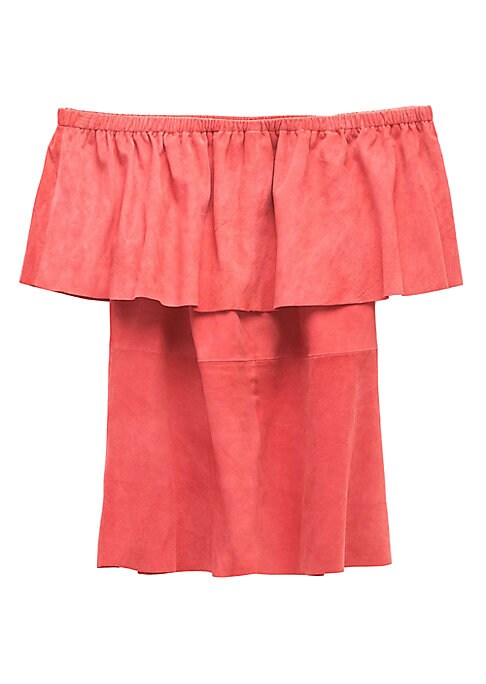 Suede Elegance Top