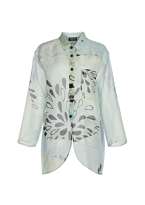 Floral Sheer Blouse