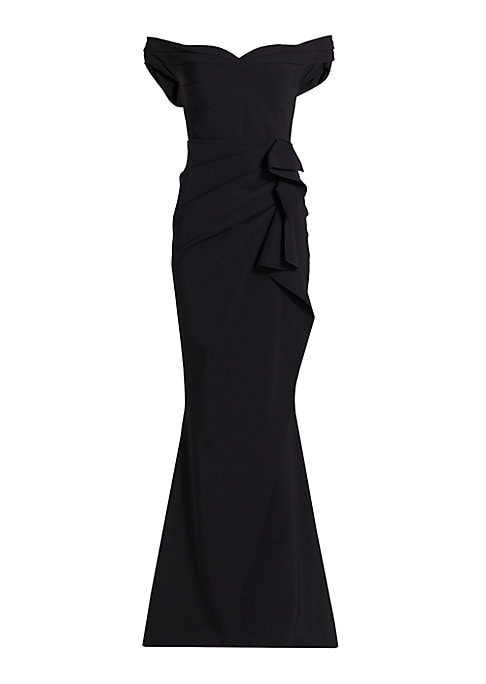 Ruffled Elegance Gown