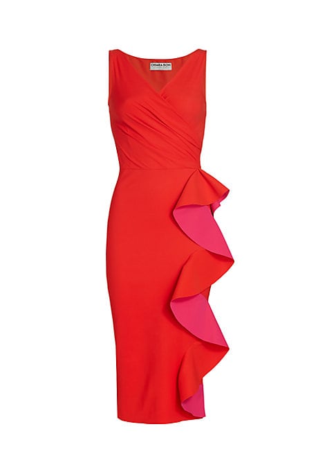 Ruffled Elegance Cocktail Dress