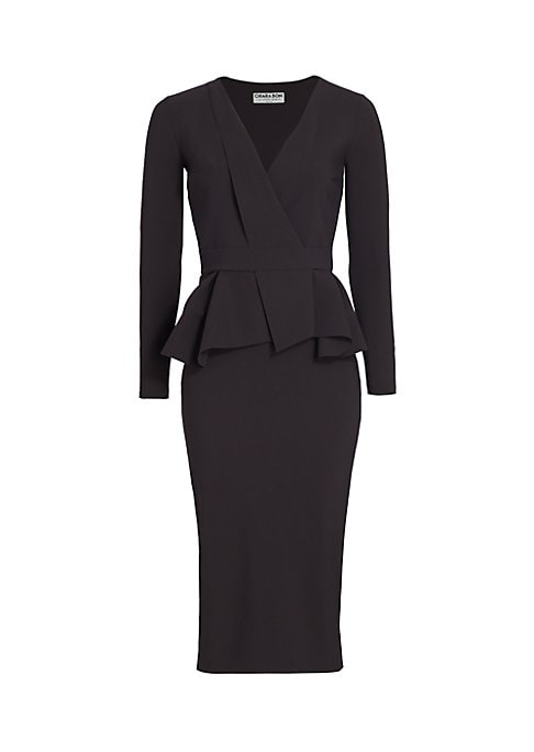 Vibrant Peplum Dress