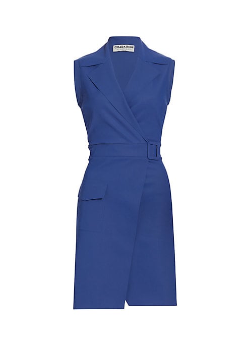 Belted Wrap Mini Dress