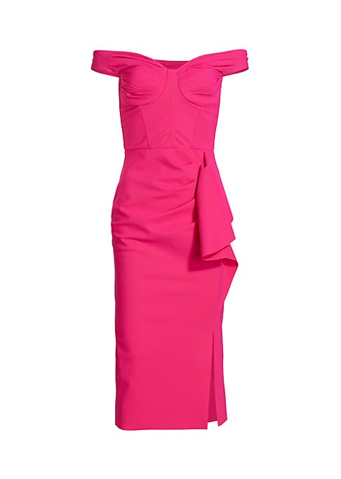 Ruffled Elegance Cocktail Dress