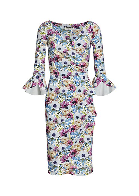 Blooming Wrap Dress