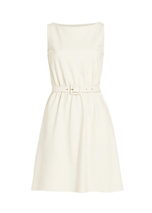 Belted Jersey Mini Dress