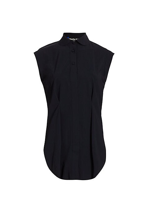 Pleated Jersey Chic Blouse