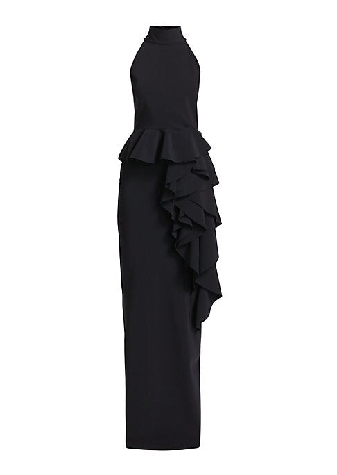 Ruffled Elegance Gown