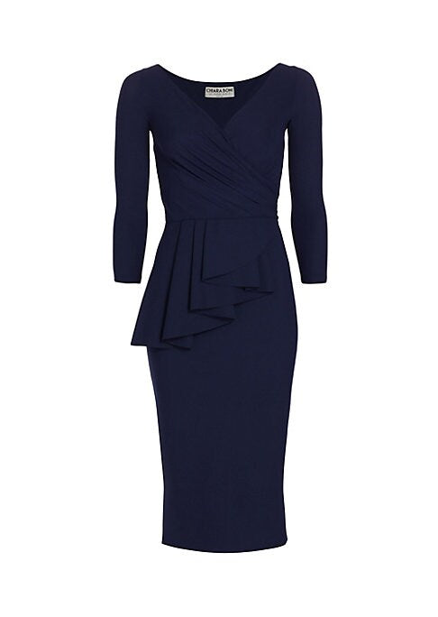 Ruffled Elegance Midi Dress